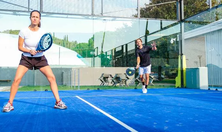 Blue Artificial Grass for Padel Courts